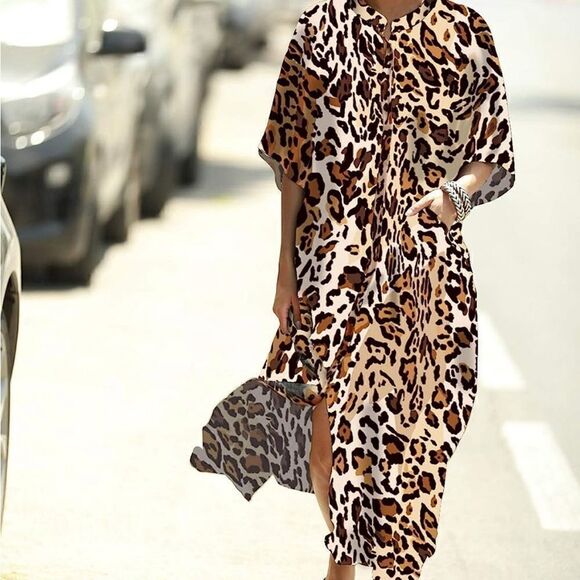Leopard Kaftan  - Picture 4 of 6